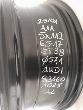 Load image into Gallery viewer, 1x Alufelge 17 Zoll 6.5" 5x112 38ET Glanz Schwarz 83A601025AL Audi Rim Wheel FEL2583533182zp