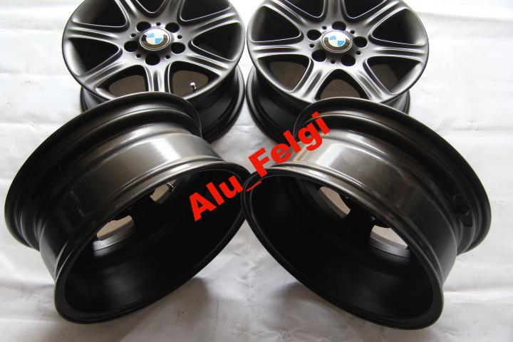 1x Alufelge 16 Zoll 7.0" 5x120 40ET Matt Schwarz 6796201 BMW 1 E87 F20 Rim Wheel