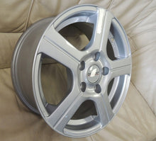 Laden Sie das Bild in den Galerie-Viewer, 4x Alufelge 15 Zoll 6.5" 5x112 48ET Glanz Silber TEL848 Rim Wheel FEL9351903131lo