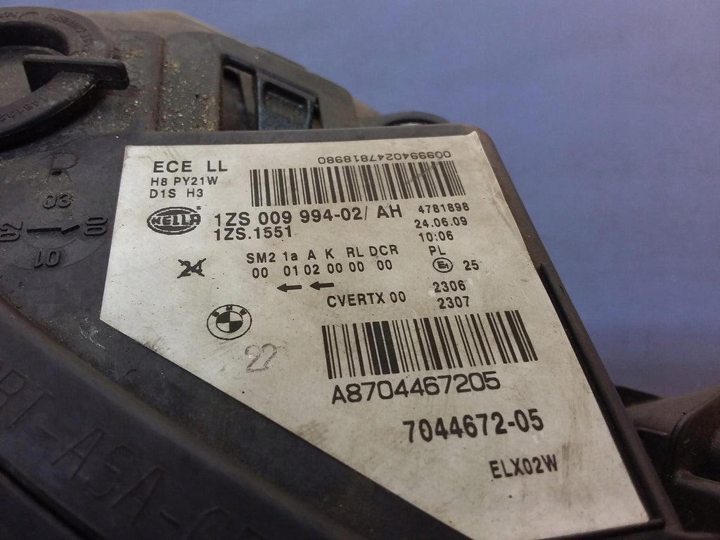Frontscheinwerfer BMW 5 E60 E61 1ZS009994-02 Xenon Rechts Scheinwerfer Headlight SCH6323284455bv