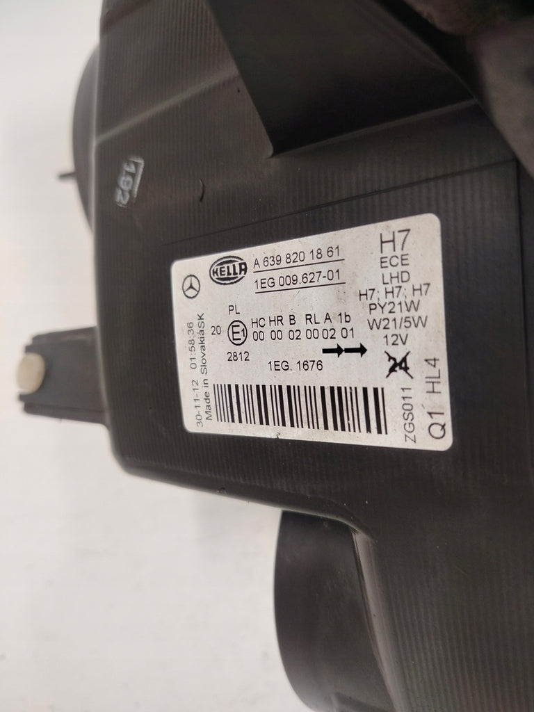 Frontscheinwerfer Mercedes-Benz Vito W639 A6398201861 FALSE Headlight SCH5040493093bx