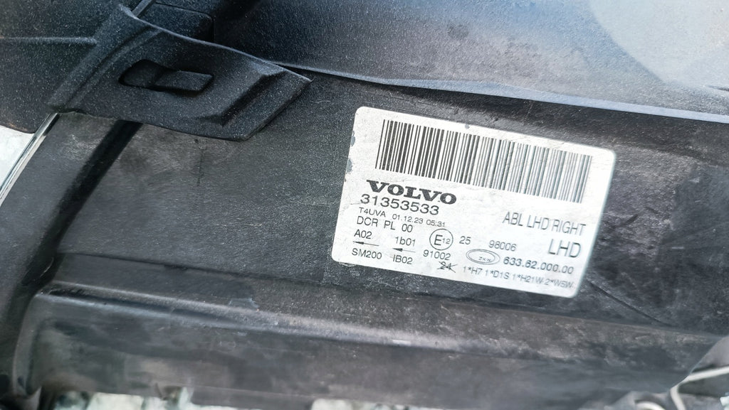 Frontscheinwerfer Volvo V70 S80 31353533 Rechts Scheinwerfer Headlight SCH2108340460xv