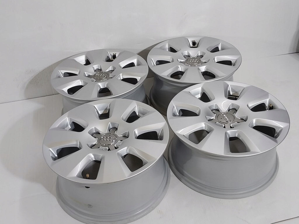 4x Alufelge 16 Zoll 7.5" 5x112 37ET Glanz Silber 4G0601025 Audi Rim Wheel