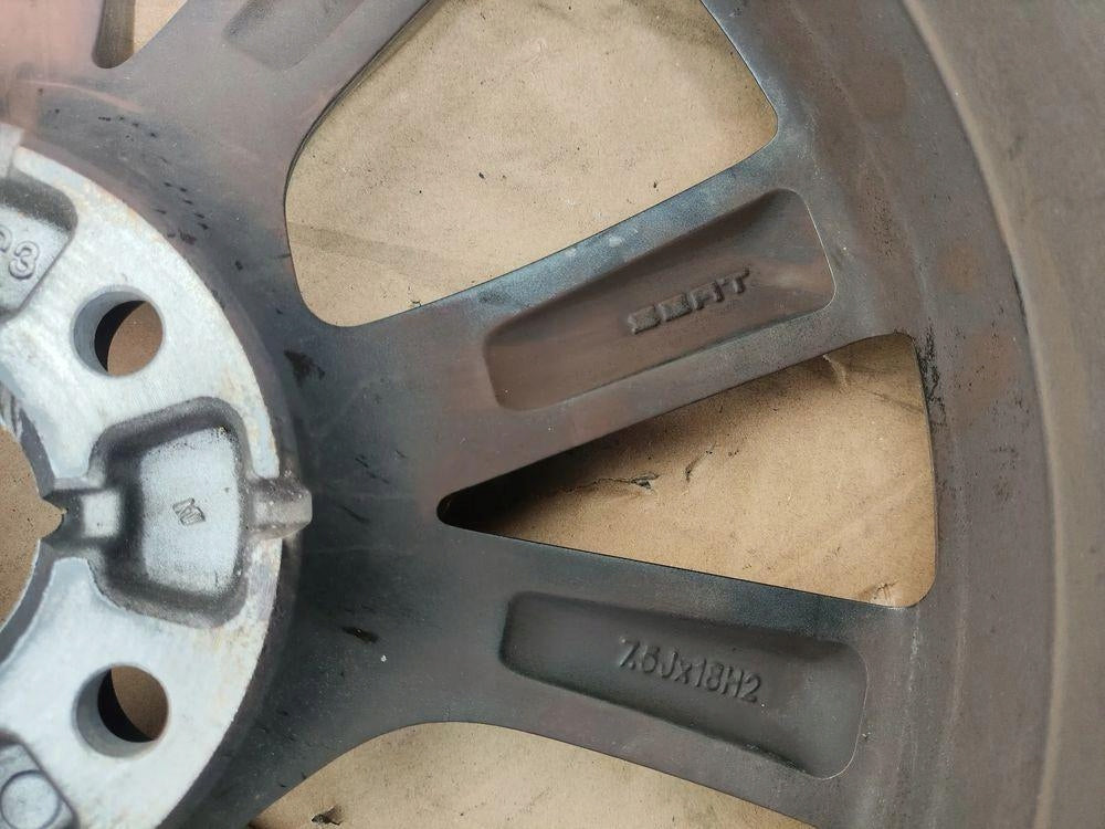 1x Alufelge 18 Zoll 7.5" 5x112 46ET Matt Graphit 5FA601025E Seat Leon Rim Wheel FEL9500060696ck