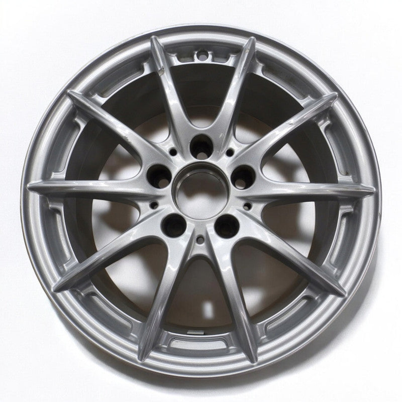 1x Alufelge 16 Zoll 7.5" 5x112 45,5ET Glanz Silber A2124014002 Mercedes-Benz