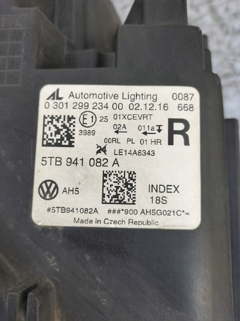 Frontscheinwerfer VW Touran 5TB941082A LED Rechts Scheinwerfer Headlight SCH4474214844wf