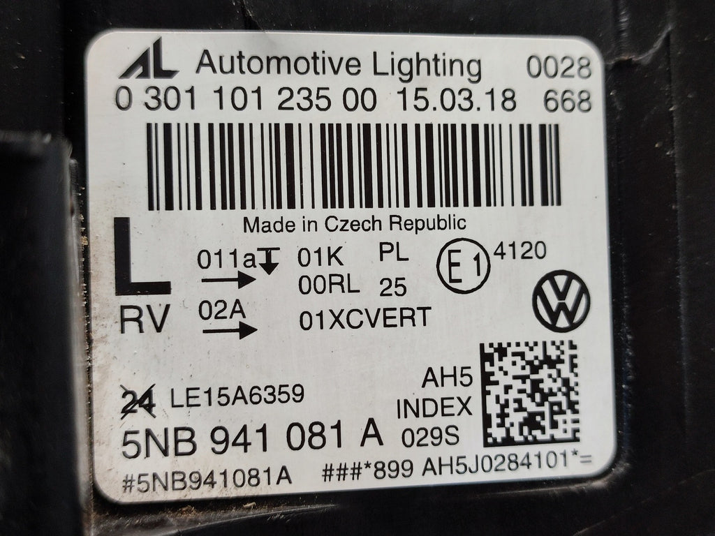 Frontscheinwerfer VW Tiguan 5NB941081A LED Links Scheinwerfer Headlight