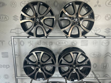 Laden Sie das Bild in den Galerie-Viewer, 4x Alufelge 18 Zoll 7.5" 5x108 49ET Glanz Schwarz 9671401880 Citroën Ds Expert I FEL9243892935kf