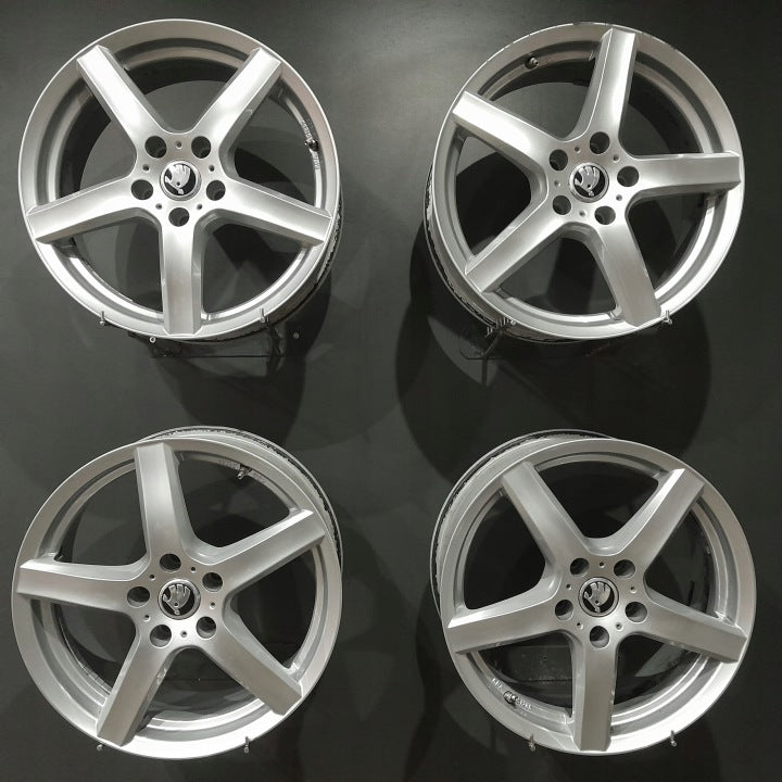 4x Alufelge 17 Zoll 7.0" 5x112 43ET KBA51285 Skoda Superb Iii Rim Wheel FEL7882445118mw