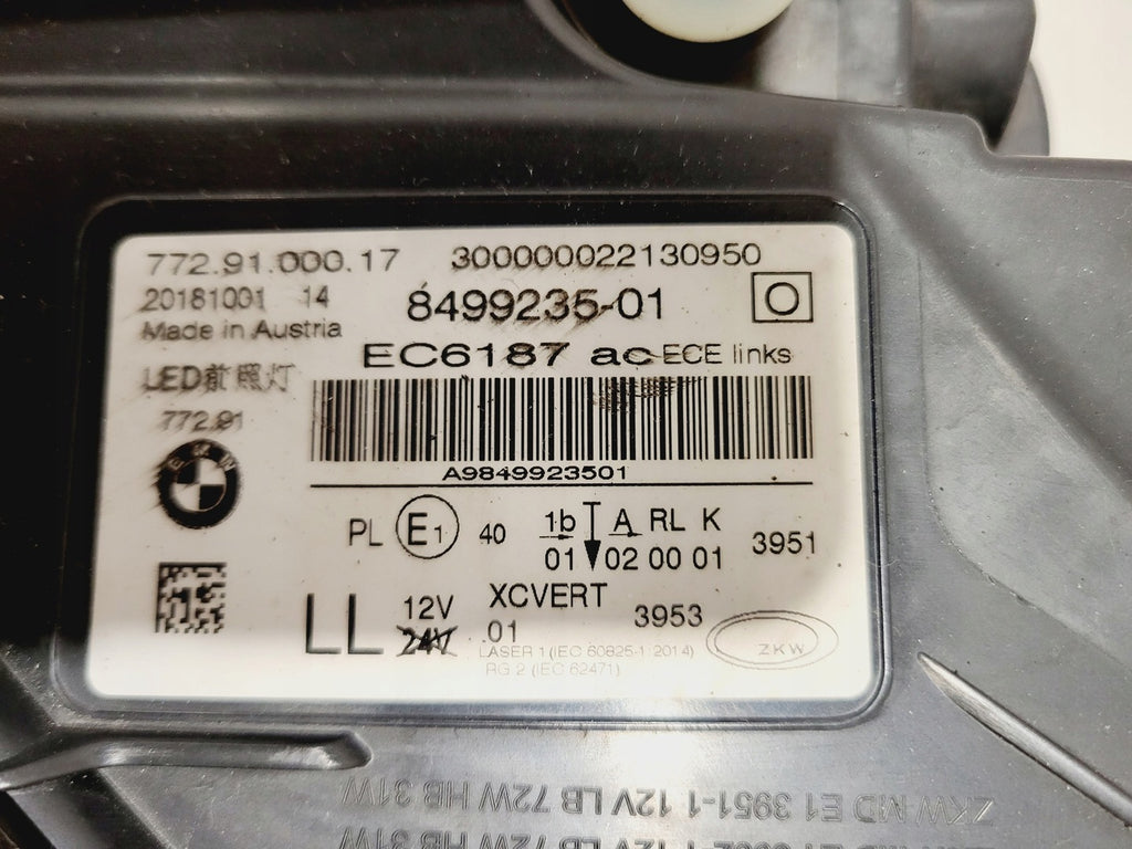 Frontscheinwerfer BMW 7 G11 G12 8499235 Laser Links Scheinwerfer Headlight SCH1804254658dw