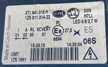 Laden Sie das Bild in den Galerie-Viewer, Frontscheinwerfer Skoda Superb II 3T1941018H Xenon Rechts Scheinwerfer Headlight