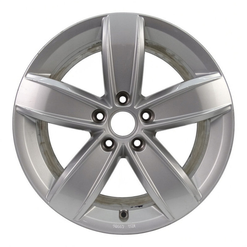 1x Alufelge 17 Zoll 6.5" 5x112 38ET Glanz Silber 5NA071497 VW Tiguan Rim Wheel