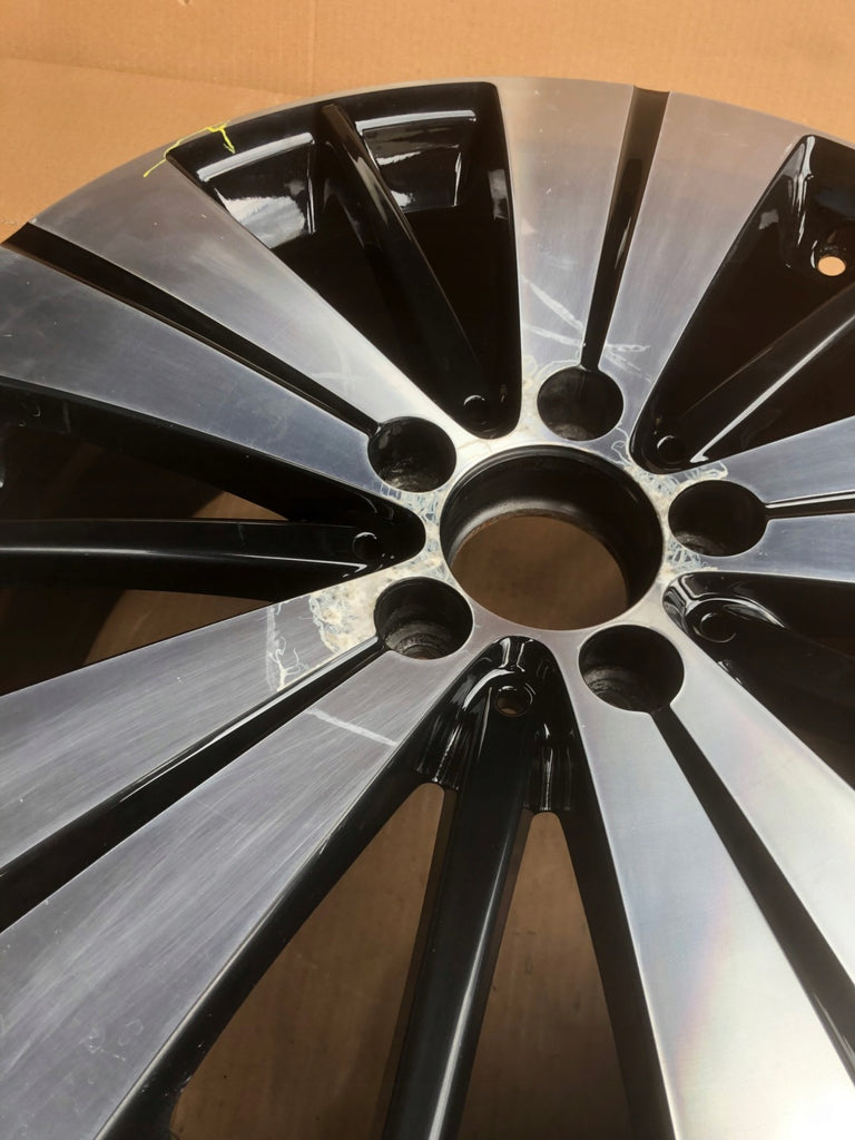 1x Alufelge 18 Zoll 7.5" 5x112 52ET Glanz Schwarz A2464011800 Mercedes-Benz FEL2814390054ch