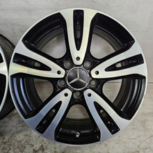 Laden Sie das Bild in den Galerie-Viewer, 4x Alufelge 16 Zoll 6.5" 5x112 49ET A2464010000 Mercedes-Benz W177 W246 FEL2271772567rc