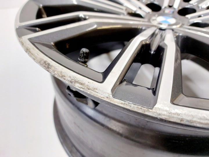 1x Alufelge 18 Zoll 8.5" 5x112 40ET Glanz Schwarz 8089891 BMW 3 G21 G20 Mg FEL2037712949xt
