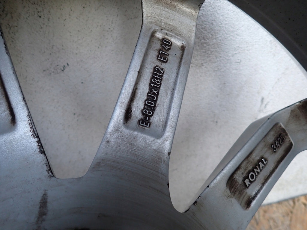 1x Alufelge 18 Zoll 8.0" 5x112 40ET 8W0601025H Audi A4 B9 Rim Wheel