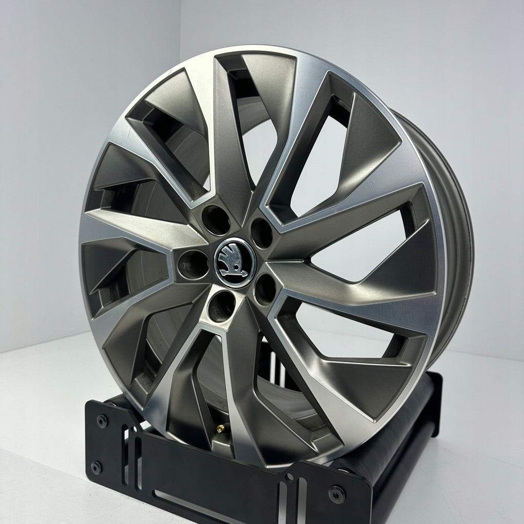 1x Alufelge 16 Zoll 7.0" 5x100 46ET Glanz Graphit 6V0601025 Mg Fabia I Rim Wheel FEL9348827453kx