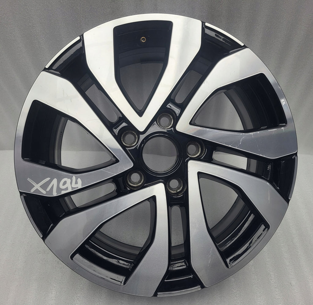 1x Alufelge 16 Zoll 6.5" 5x112 48ET Glanz Silber 5TA601025AA VW Touran Rim Wheel FEL3281629840ko