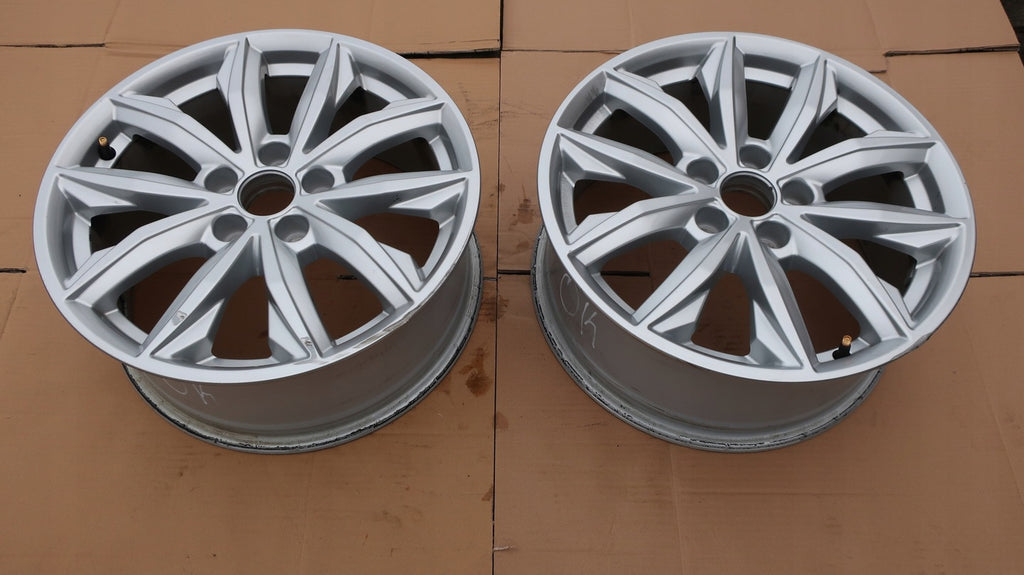 1x Alufelge 17 Zoll 7.0" 5x112 34ET Glanz Silber 80A601025 Audi Rim Wheel