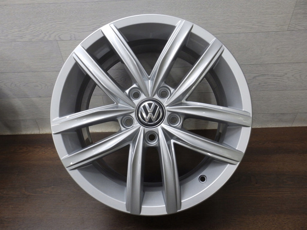 4x Alufelge 16 Zoll 6.5" 5x112 46ET Glanz Silber 5G0601025 VW Golf Vii Rim Wheel FEL9937215229ld