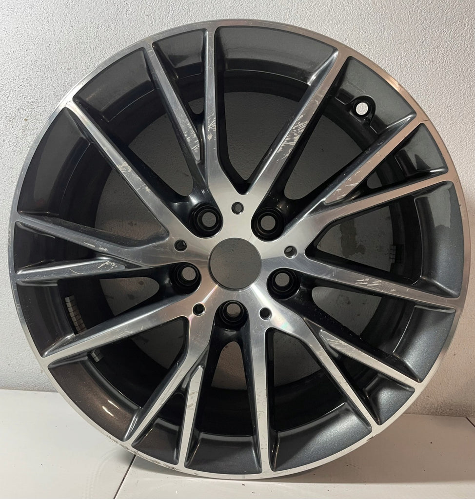 1x Alufelge 17 Zoll 7.0" 5x112 47ET Glanz Grau 7849122 BMW F40 Mg Rim Wheel FEL8031015316vt
