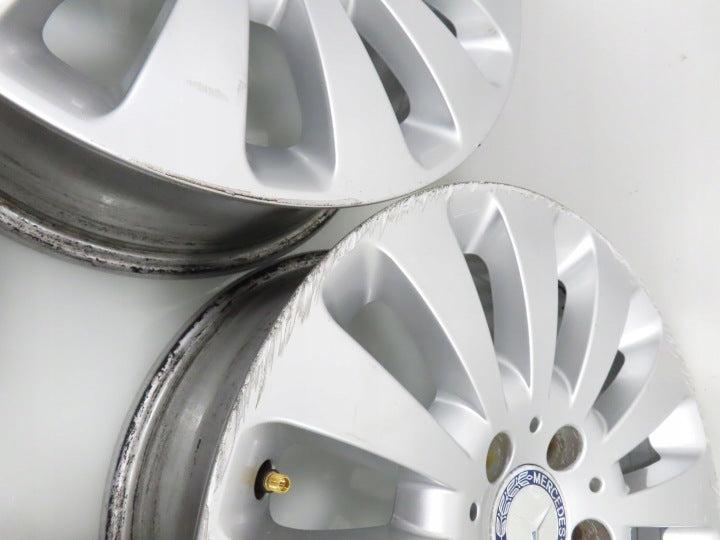 4x Alufelge 16 Zoll 7.0" 5x112 43ET Silber A2044010602 Mercedes-Benz W204 FEL5844902088xn