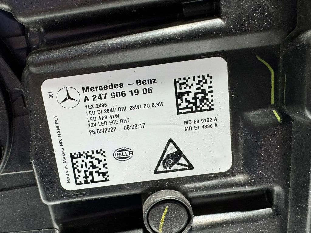 Frontscheinwerfer Mercedes-Benz Glb X247 A2479061905 Links Headlight SCH3206136019qc