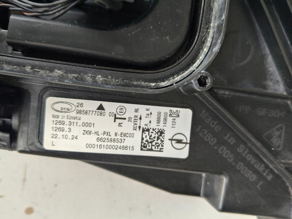 Frontscheinwerfer Opel Astra L 9858777080 Full LED Links Scheinwerfer Headlight SCH6928054073qk