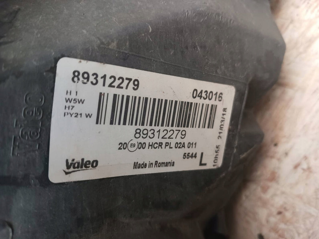 Frontscheinwerfer Opel Vectra C 89312279 Links Scheinwerfer Headlight SCH5776446995op
