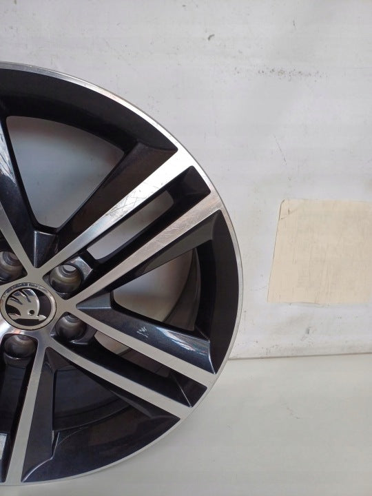 1x Alufelge 17 Zoll 7.0" 5x100 46ET 5JA601025D Skoda Rapid Rim Wheel FEL1831665779ko