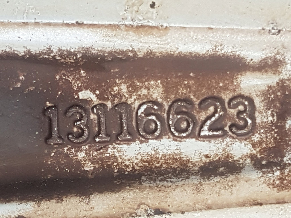 1x Alufelge 16 Zoll 6.5" 5x110 37ET Glanz Silber 13116623 Opel Vectra Zafira FEL1982088813hf