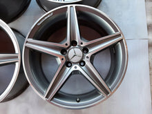 Laden Sie das Bild in den Galerie-Viewer, 4x Alufelge 18 Zoll 7.5" 5x112 44ET Glanz Grau Mercedes-Benz W205 A205 Mg FEL6188475705se