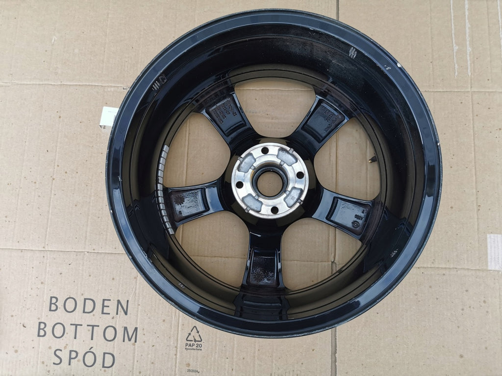 1x Alufelge 17 Zoll 7.0" 4x108 38ET Glanz Schwarz 9332281680 Opel Corsa F FEL9440706088vk