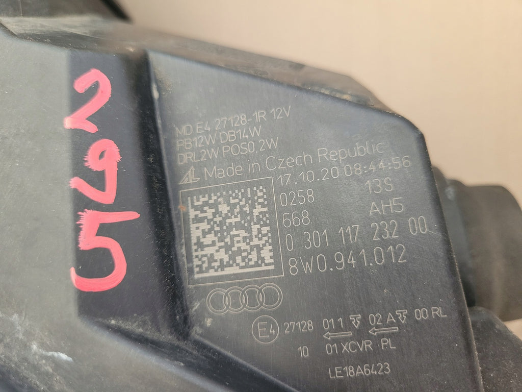 Frontscheinwerfer Audi A4 8W0941012 Full LED Rechts Scheinwerfer Headlight