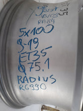 Load image into Gallery viewer, 1x Alufelge 19 Zoll 9.0" 5x100 35ET Rim Wheel FEL3999305550fc