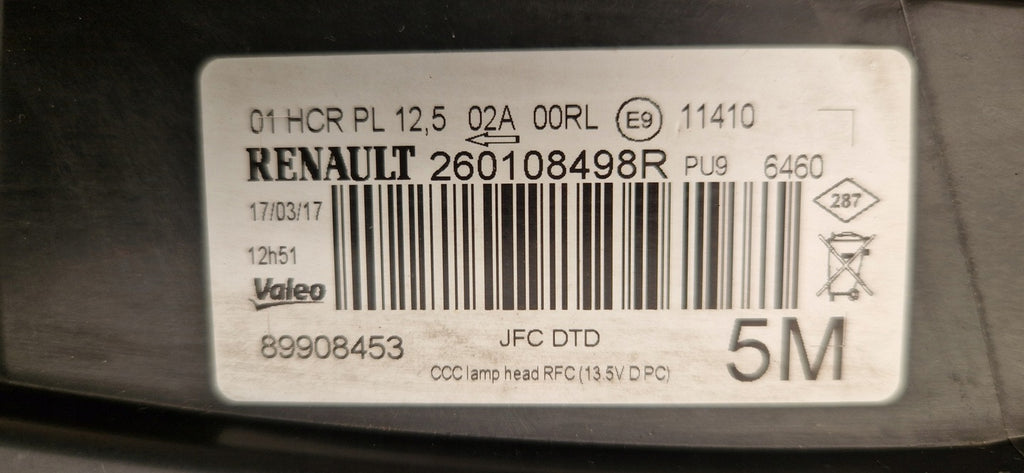 Frontscheinwerfer Mitsubishi 260108498R Full LED Rechts Scheinwerfer Headlight