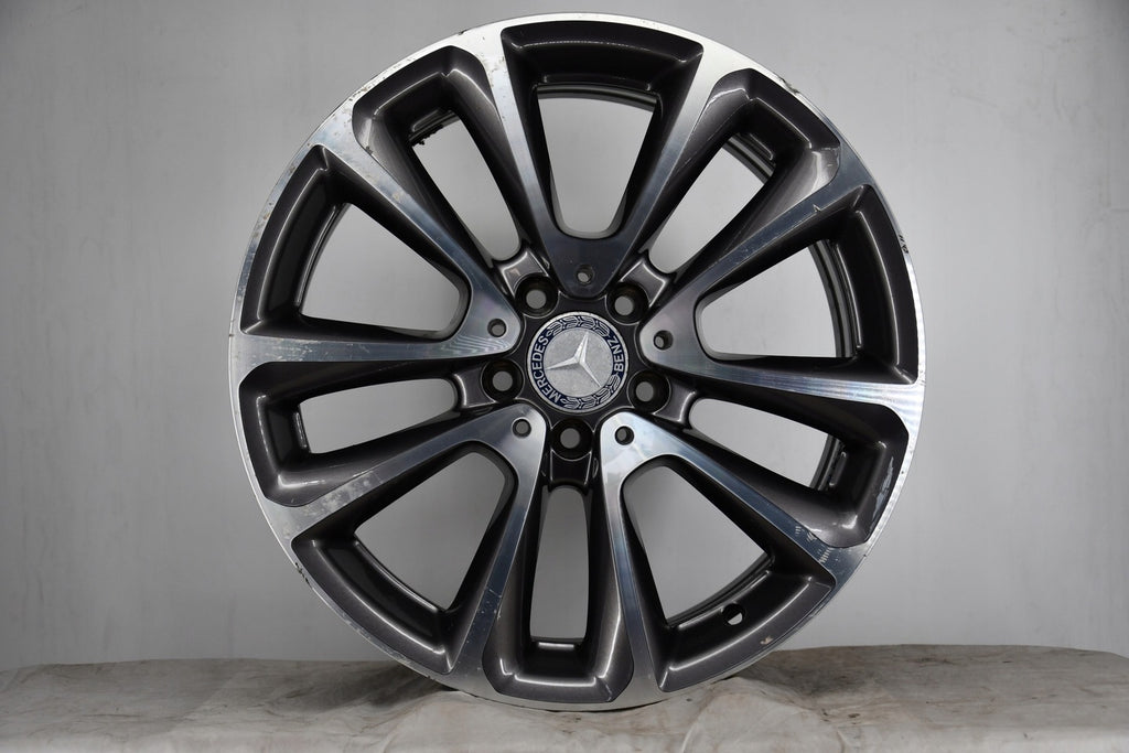 4x Alufelge 18 Zoll 9.0" 5x112 53ET Glanz A2134010400 Mercedes-Benz Mg Rim Wheel