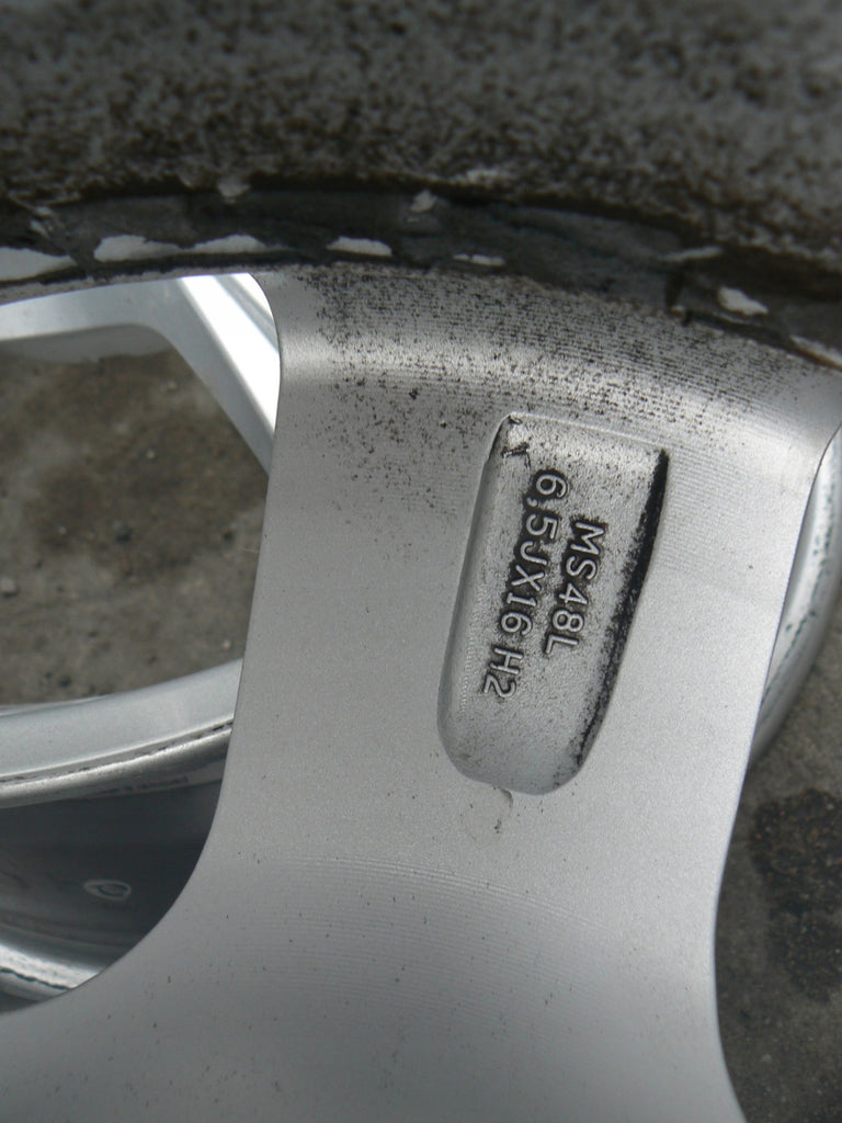 4x Alufelge 16 Zoll 6.5" 5x112 40ET Glanz Silber KBA52707 Skoda I Rim Wheel FEL9957221956jt