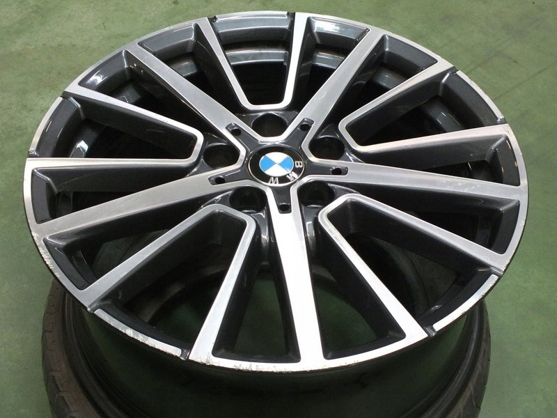1x Alufelge 18 Zoll 8.0" 5x112 57ET Glanz Graphit 6851786 BMW 1 Mg Rim Wheel FEL4521674625qh