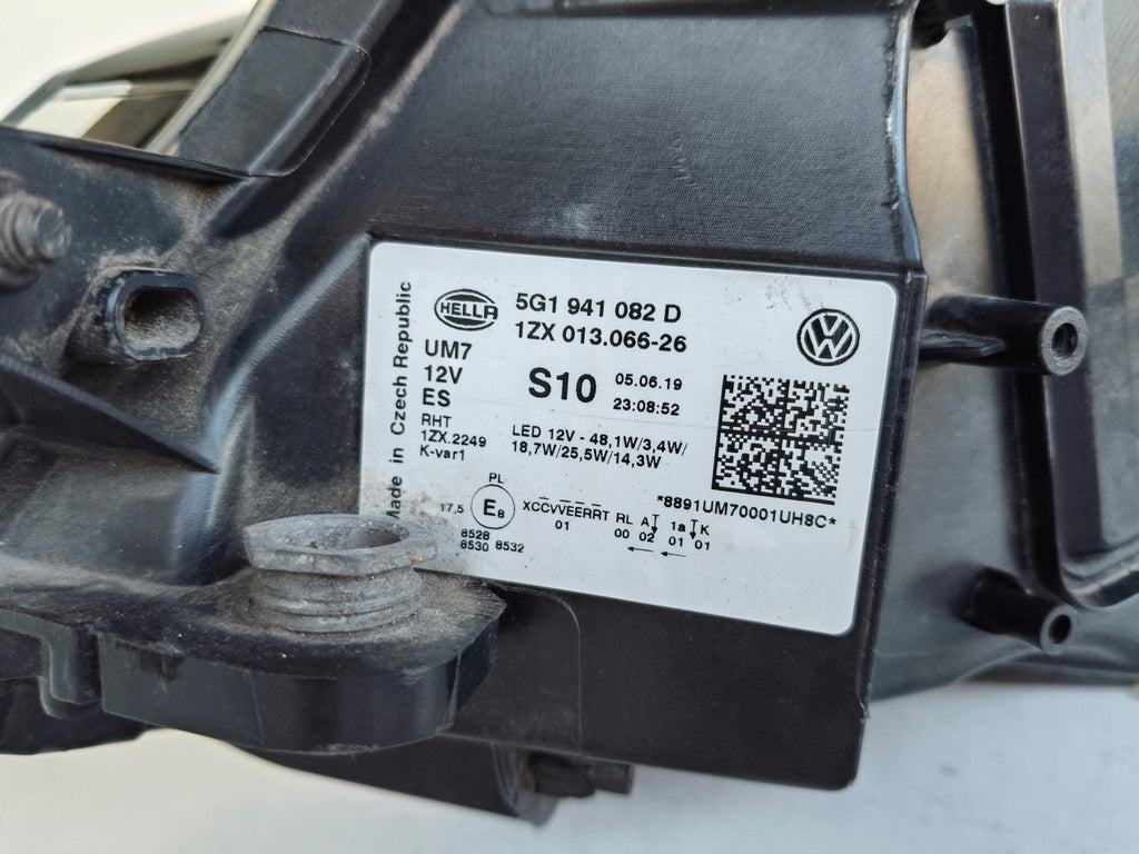 Frontscheinwerfer VW Golf VII 5G1941082D Full LED Rechts Scheinwerfer Headlight SCH8910725080na