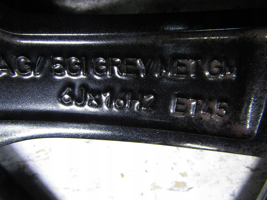 1x Alufelge 16 Zoll 6.0" 5x100 45ET Glanz Silber 6VA601025 Skoda Fabia Iv FEL7836736699fy