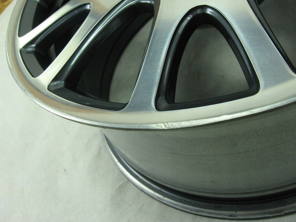 1x Alufelge 18 Zoll 8.0" 5x112 30ET Glanz Schwarz A2114013702 Mercedes-Benz Mg