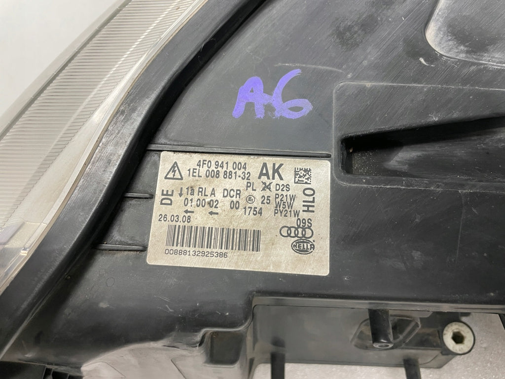 Frontscheinwerfer Audi A6 C6 4F0941004K Xenon Rechts Scheinwerfer Headlight SCH9721179537kr
