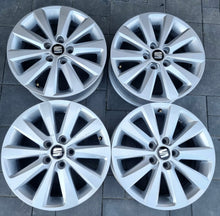 Laden Sie das Bild in den Galerie-Viewer, 4x Alufelge 15 Zoll 5.5" 5x100 40ET Silber 6F0601025G Seat I Rim Wheel FEL2725744575yy