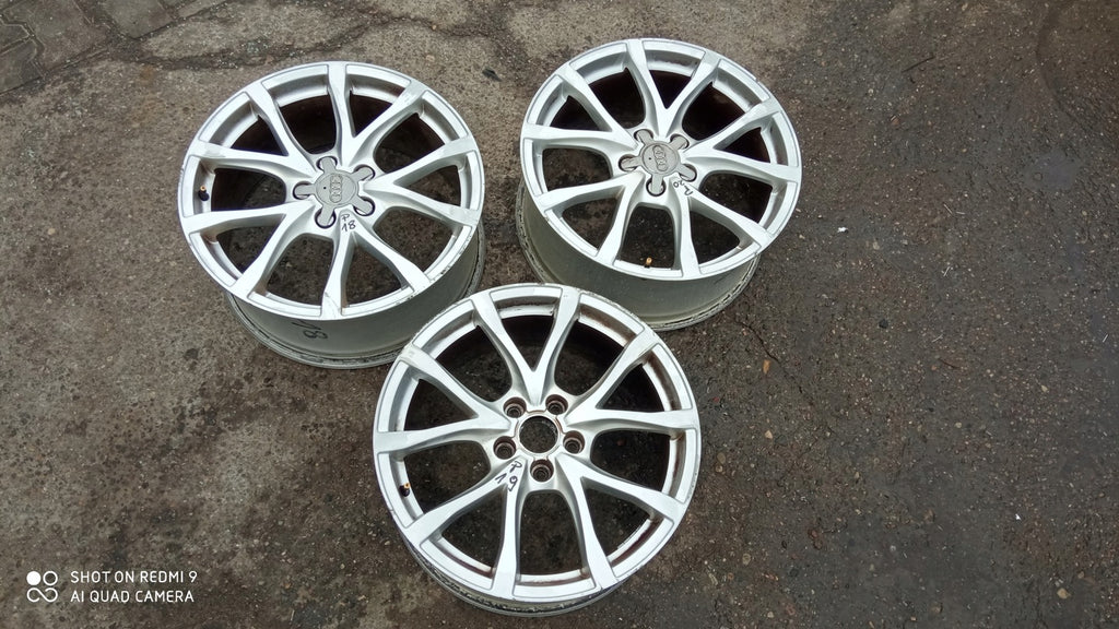 1x Alufelge 18 Zoll 8.0" 5x112 48ET Glanz Silber 4F0601025CD Audi A6 C6