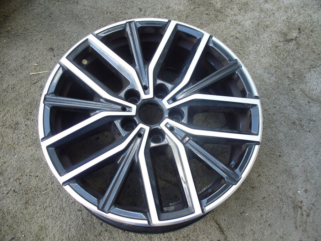 1x Alufelge 18 Zoll 7.5" 5x112 50ET Glanz Schwarz 6891179 BMW 1 Rim Wheel FEL9705785704nn