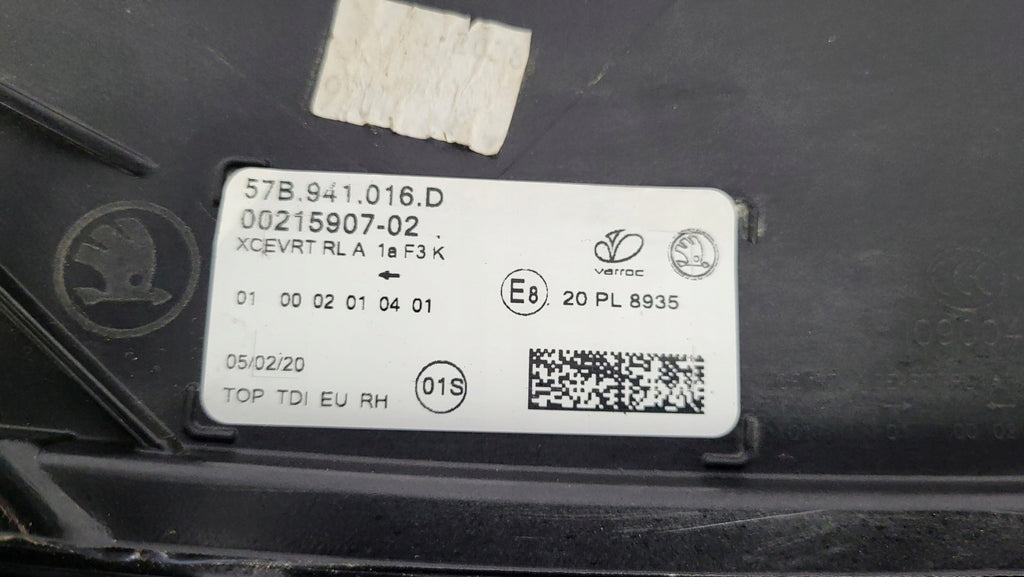 Frontscheinwerfer Skoda Karoq 57B941016D LED Rechts Scheinwerfer Headlight SCH3420401319io