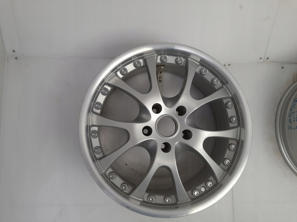 1x Alufelge 18 Zoll 8.0" 5x120 35ET Glanz Silber Rim Wheel FEL9831141686dl