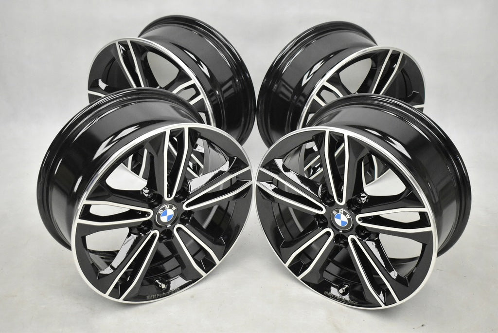 4x Alufelge 17 Zoll 7.5" 5x112 54ET Glanz 6856087 BMW F21 F40 Mg Rim Wheel FEL5990571970gm