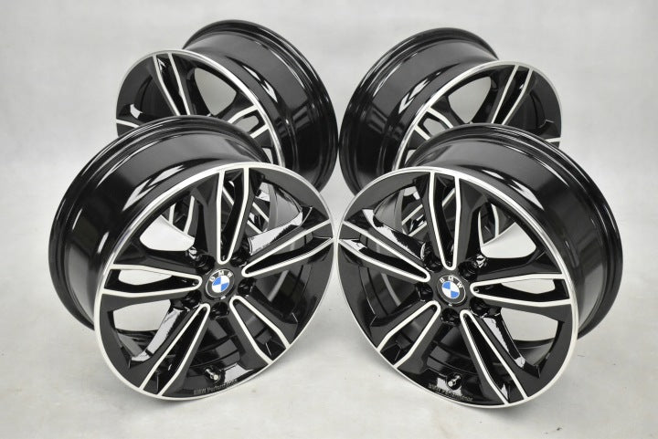 4x Alufelge 17 Zoll 7.5" 5x112 54ET Glanz 6856087 BMW F21 F40 Mg Rim Wheel FEL5990571970gm